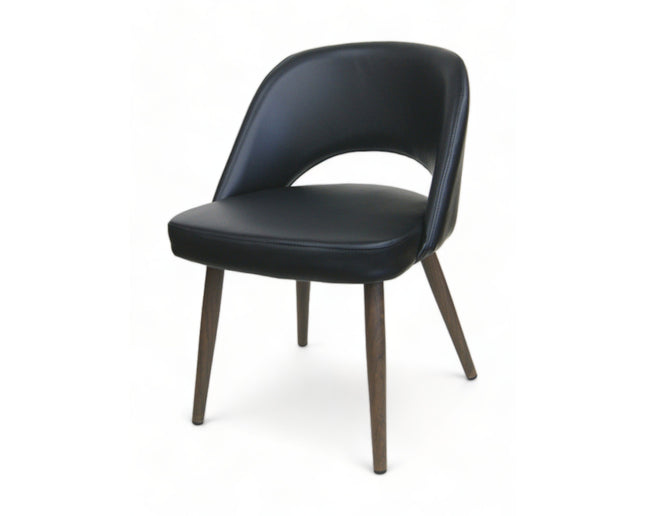 AMKO M5670 Black Commercial Grade Restaurant Chair