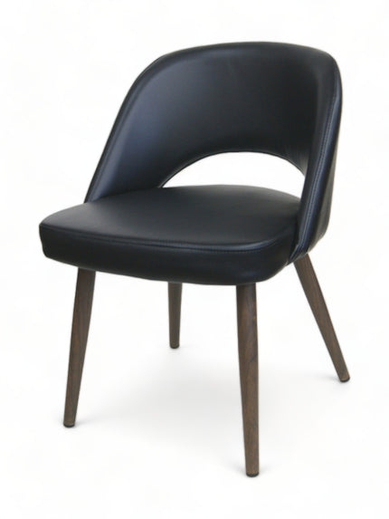 AMKO M5670 Black Commercial Grade Restaurant Chair