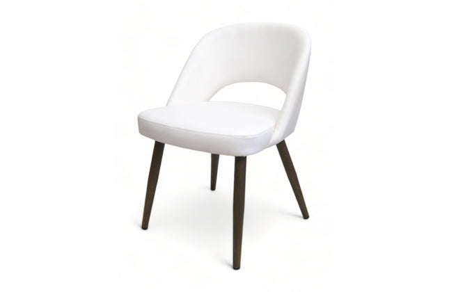 AMKO M5670 White Commercial Grade Restaurant Chair
