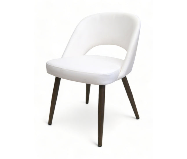 AMKO M5670 White Commercial Grade Restaurant Chair