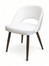 AMKO M5670 White Commercial Grade Restaurant Chair