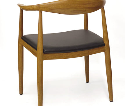 AMKO M5680A Oak Commercial Grade Restaurant Chair