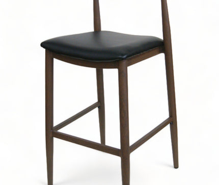 AMKO M5680BS Walnut Commercial Grade Restaurant Barstool