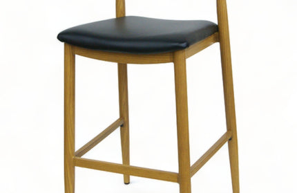 AMKO M5680BS Oak Commercial Grade Restaurant Barstool