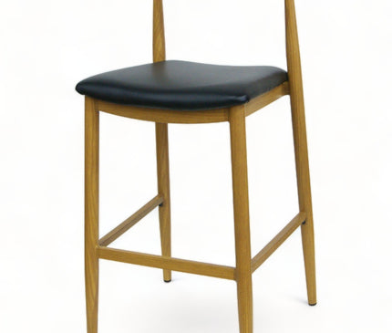 AMKO M5680BS Oak Commercial Grade Restaurant Barstool