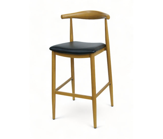 AMKO M5680BS Oak Commercial Grade Restaurant Barstool