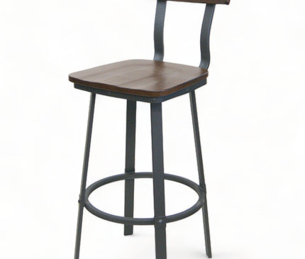 AMKO M582BS Metal Commercial Grade Restaurant Barstool