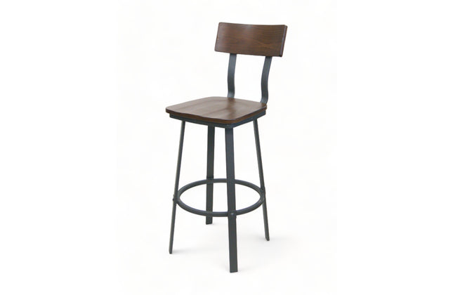 AMKO M582BS Metal Commercial Grade Restaurant Barstool