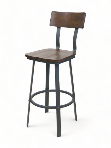 AMKO M582BS Metal Commercial Grade Restaurant Barstool
