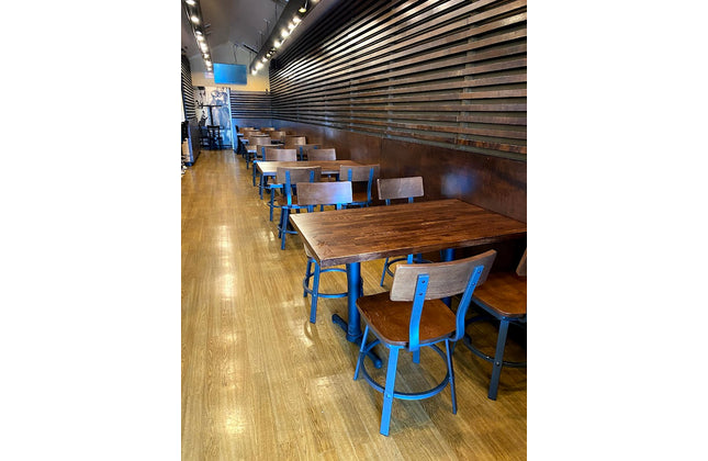 AMKO M582 Metal Commercial Grade Restaurant Chair