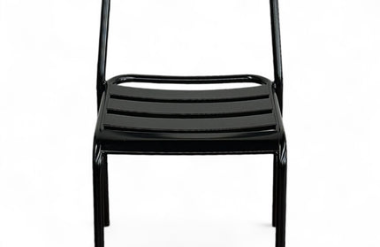 AMKO M6079 Black Metal Commercial Grade Restaurant Chair