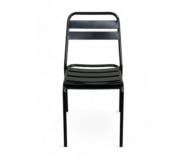 AMKO M6079 Black Metal Commercial Grade Restaurant Chair