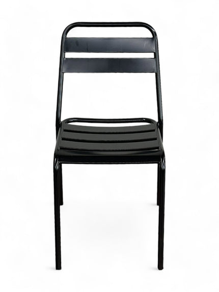 AMKO M6079 Black Metal Commercial Grade Restaurant Chair