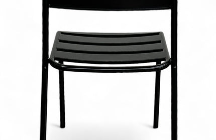 AMKO M6079 Black Metal Commercial Grade Restaurant Chair