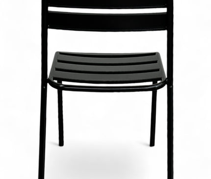 AMKO M6079 Black Metal Commercial Grade Restaurant Chair