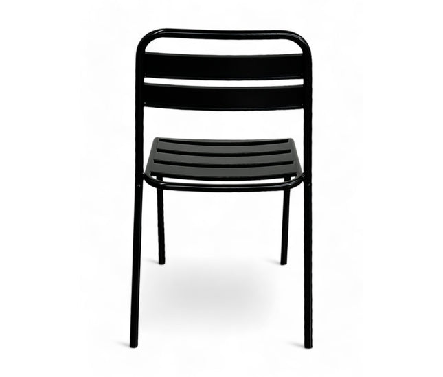 AMKO M6079 Black Metal Commercial Grade Restaurant Chair