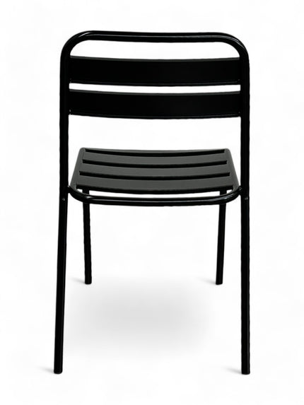 AMKO M6079 Black Metal Commercial Grade Restaurant Chair