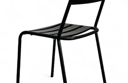 AMKO M6079 Black Metal Commercial Grade Restaurant Chair