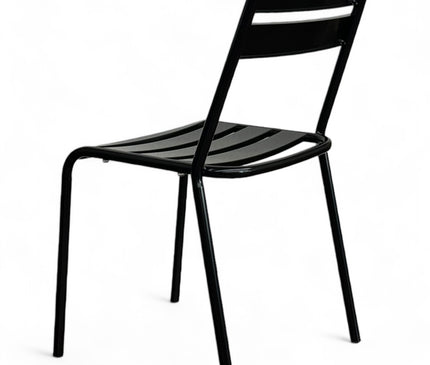 AMKO M6079 Black Metal Commercial Grade Restaurant Chair