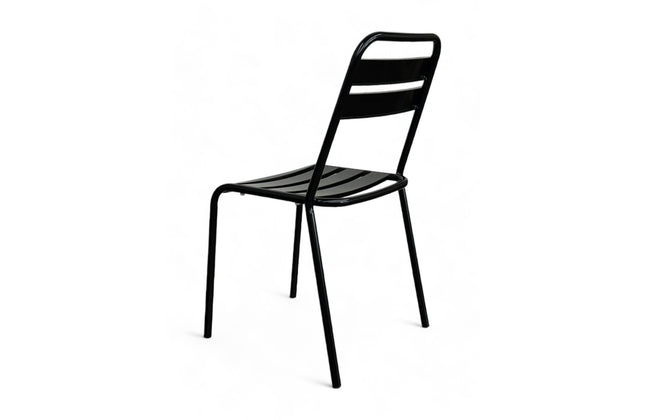 AMKO M6079 Black Metal Commercial Grade Restaurant Chair