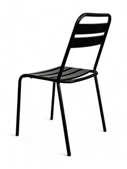 AMKO M6079 Black Metal Commercial Grade Restaurant Chair