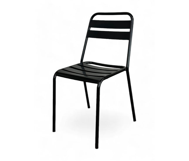 AMKO M6079 Black Metal Commercial Grade Restaurant Chair