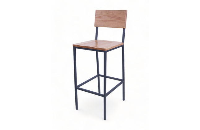 AMKO M658BS Metal Commercial Grade Restaurant Barstool
