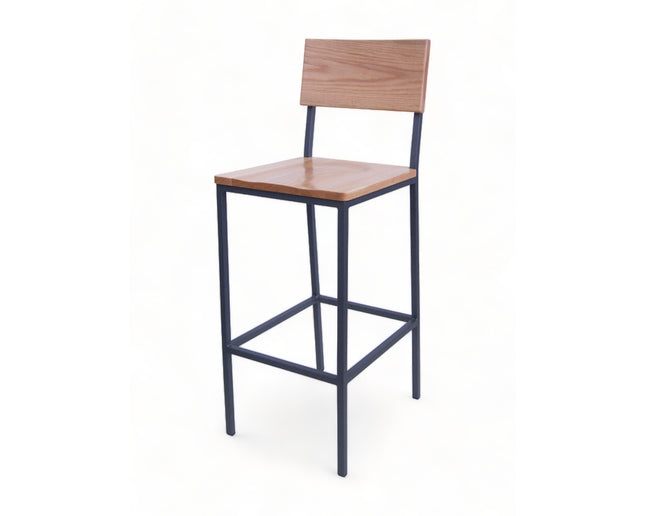 AMKO M658BS Metal Commercial Grade Restaurant Barstool