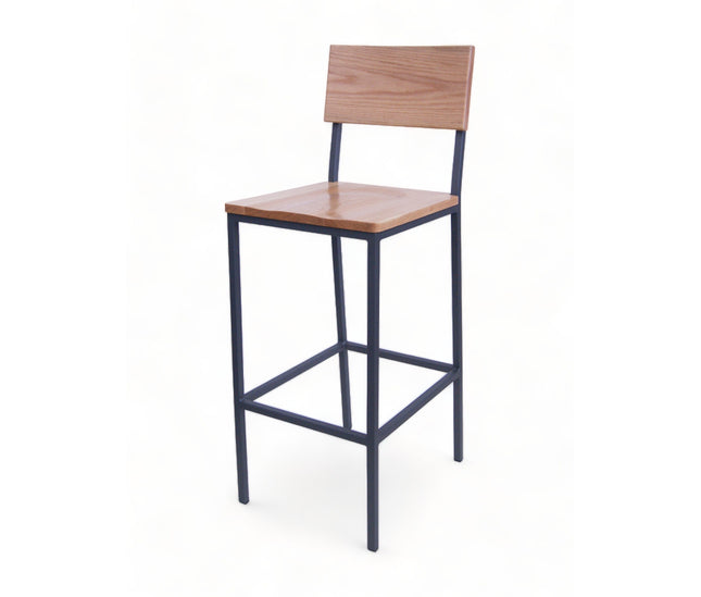 AMKO M658BS Metal Commercial Grade Restaurant Barstool