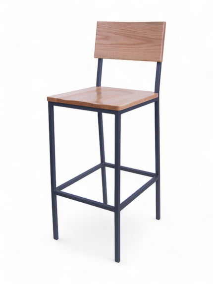 AMKO M658BS Metal Commercial Grade Restaurant Barstool