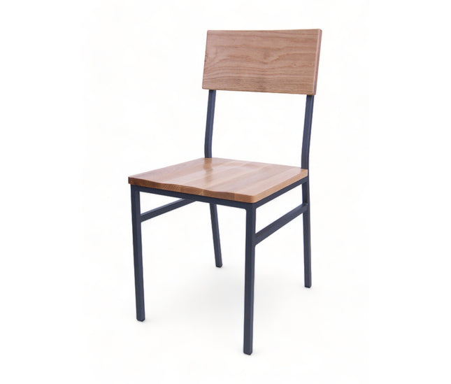 AMKO M658 Natural Metal Commercial Grade Restaurant Chair