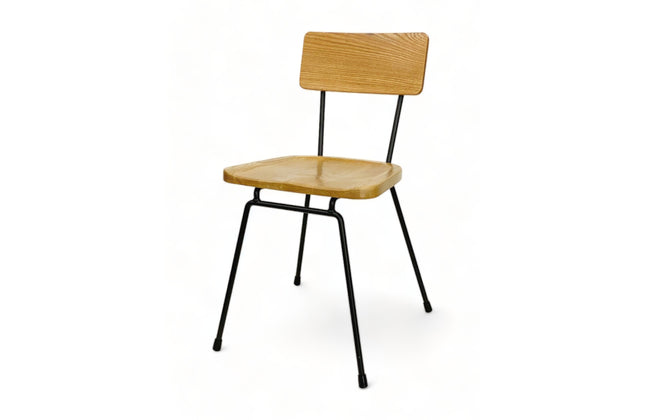 AMKO M7450 Natural Metal Commercial Grade Restaurant Chair