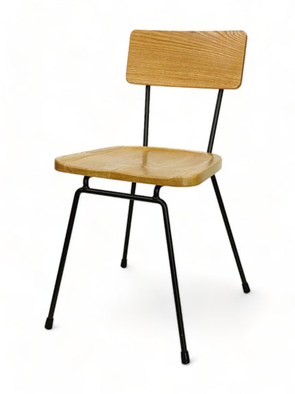 AMKO M7450 Natural Metal Commercial Grade Restaurant Chair