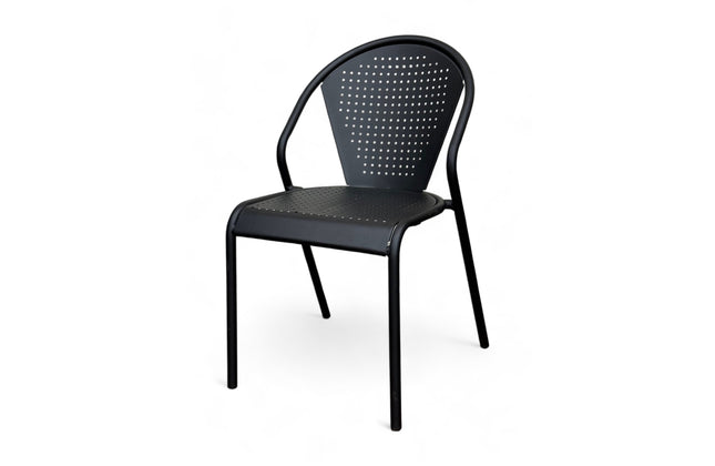 AMKO M7716 Black Metal Chair on Sale $65