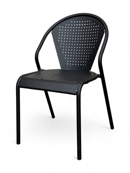 AMKO M7716 Black Metal Chair on Sale $65