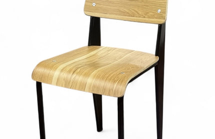 AMKO M7770 Oak Metal Commercial Grade Restaurant Chair