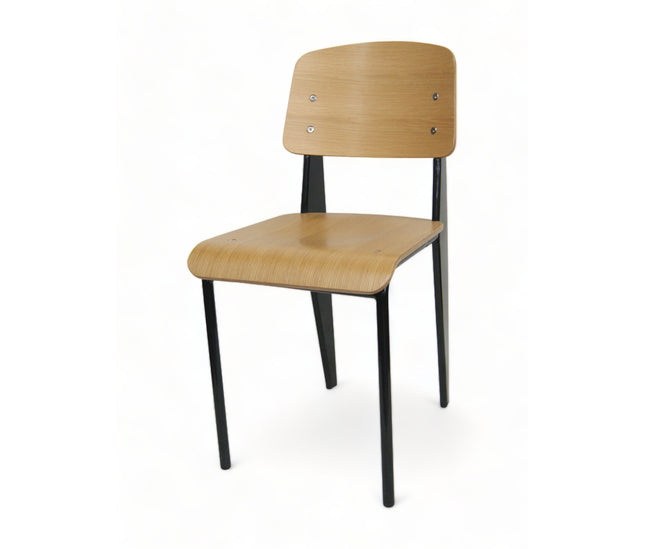 AMKO M7770 Natural Metal Commercial Grade Restaurant Chair