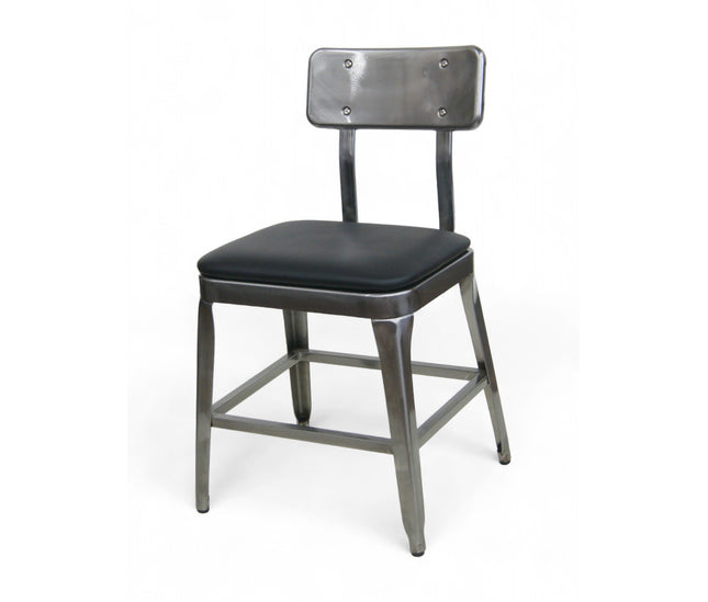 AMKO M7771 Pewter Commercial Grade Restaurant Chair