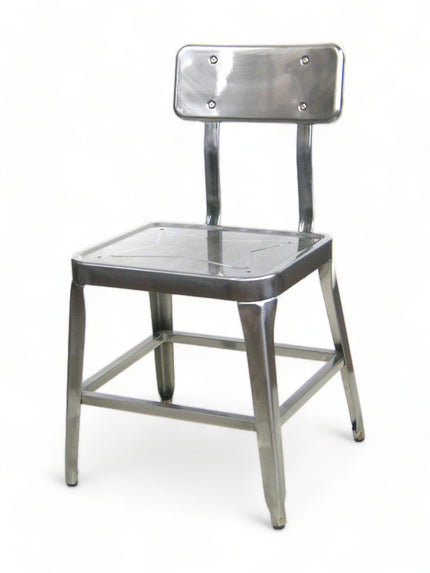 AMKO M7771 Pewter Commercial Grade Restaurant Chair