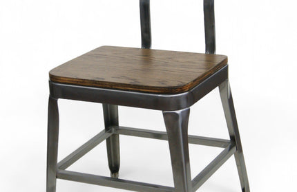 AMKO M7771 Pewter Commercial Grade Restaurant Chair