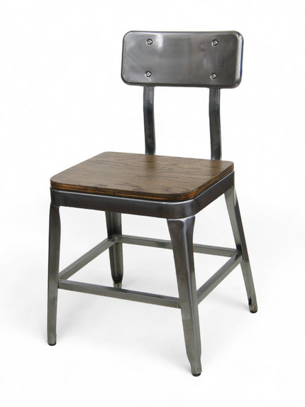 AMKO M7771 Pewter Commercial Grade Restaurant Chair