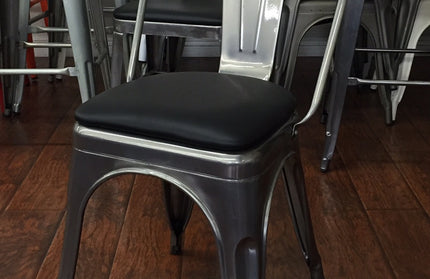 AMKO M7781 Pewter Commercial Grade Restaurant Chair