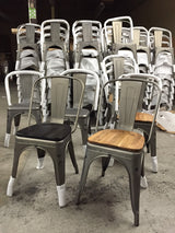 AMKO M7781 Raw Welding Commercial Grade Restaurant Chair