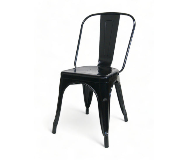 AMKO M7781 Black Commercial Grade Restaurant Chair