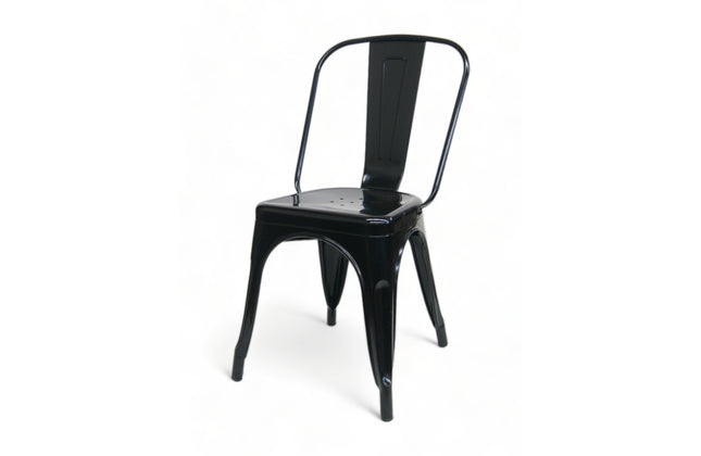 AMKO M7781 Black Outdoor Commercial Grade Restaurant Chair