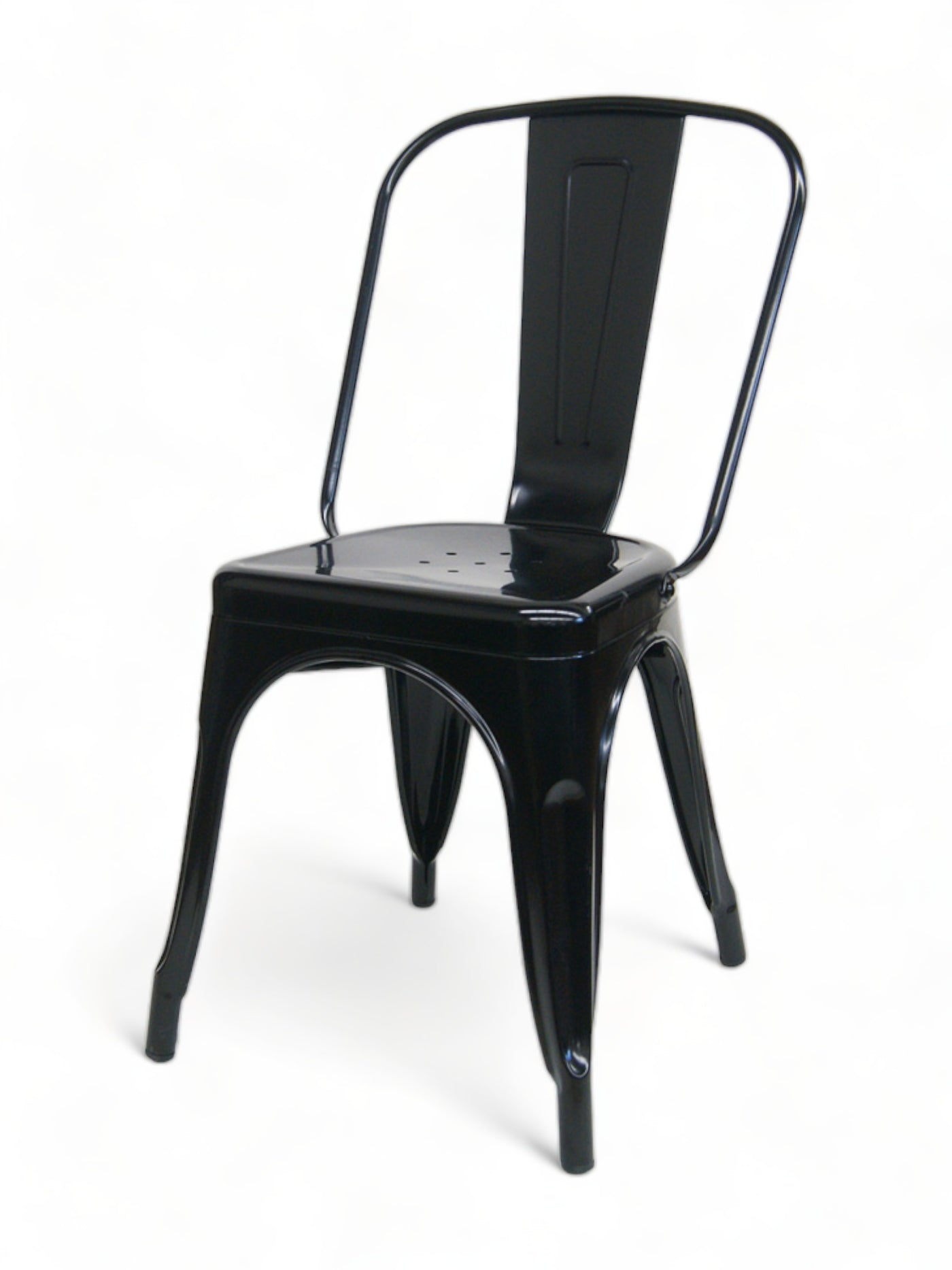 AMKO M7781 Black Outdoor Commercial Grade Restaurant Chair