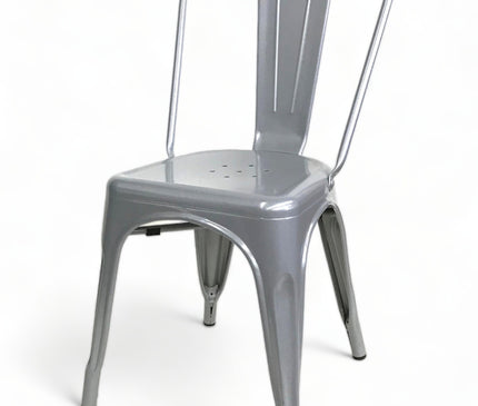 AMKO M7781 Gray Commercial Grade Restaurant Chair