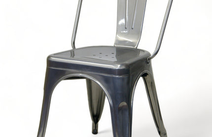 AMKO M7781 Pewter Commercial Grade Restaurant Chair