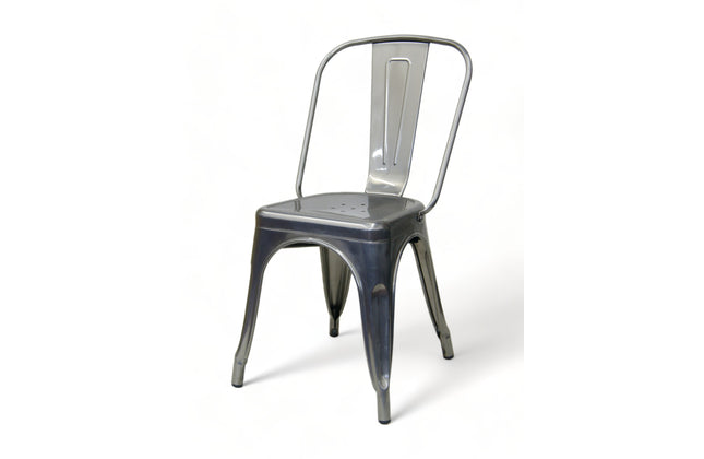AMKO M7781 Pewter Commercial Grade Restaurant Chair