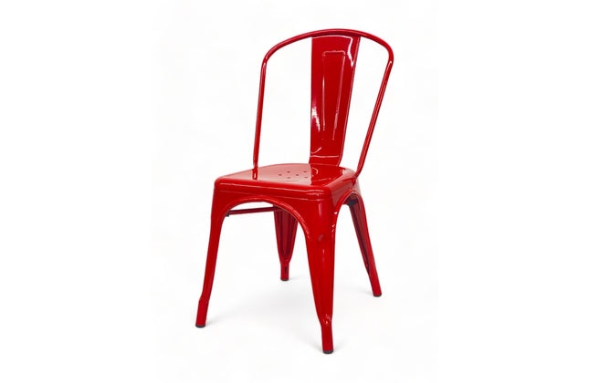 AMKO M7781 Red Outdoor Commercial Grade Restaurant Chair